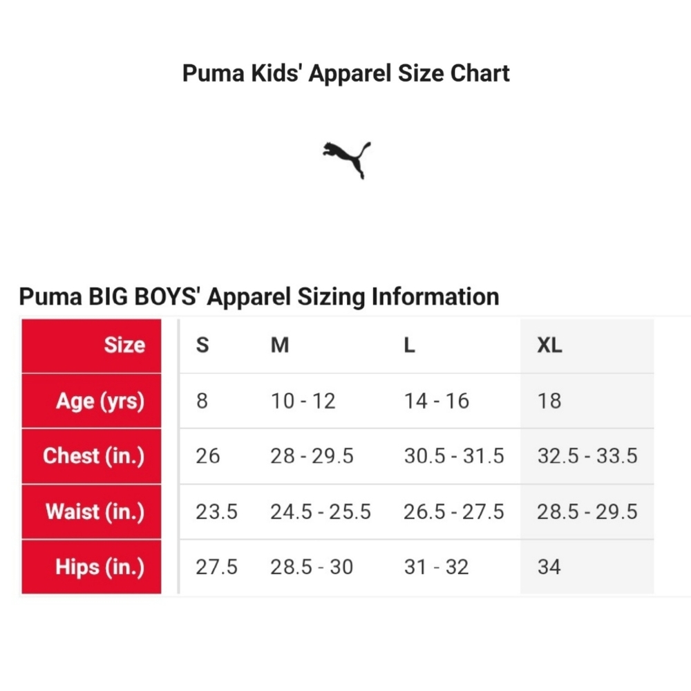 *SOLD*PUMA Big Kids Black Hoodie with Big Cat on Front Size XL - Picture 6 of 6